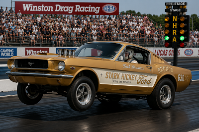 Dick Brannan 427 SOHC Ford Mustang drag car