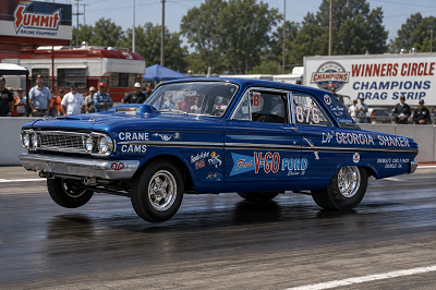 Hubert Platt Ford factory drag car
