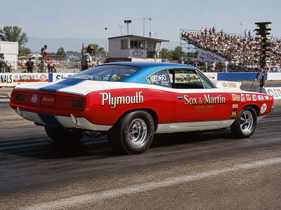 Ronnie Sox Sox and Martin Pro Stock Plymouth Barracuda