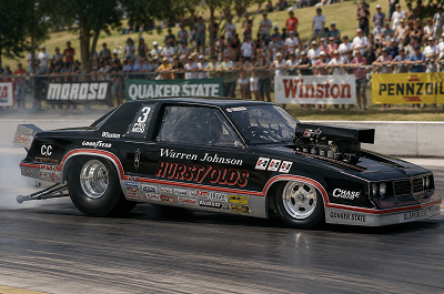 Warren Johnson Oldsmobile Pro Stock race car