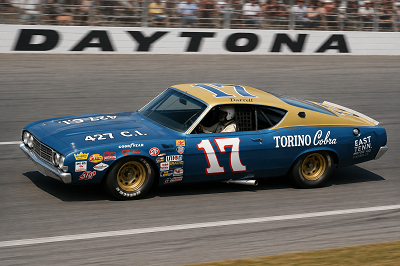 David Pearson racing the No. 6 Cotton Owens Dodge