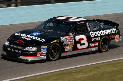 Richard Childress with Dale Earnhardt and the number 3 Chevrolet
