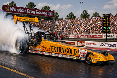 Darrell Gwynn driving a Top Fuel dragster