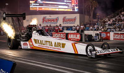 Doug Kalitta in his championship-winning Mac Tools Top Fuel dragster