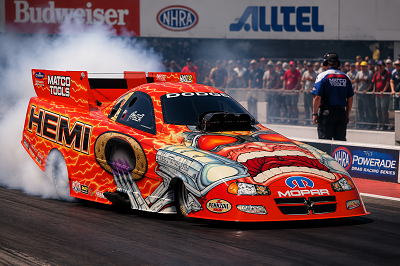 Gary Scelzi driving the Oakley Dodge Funny Car