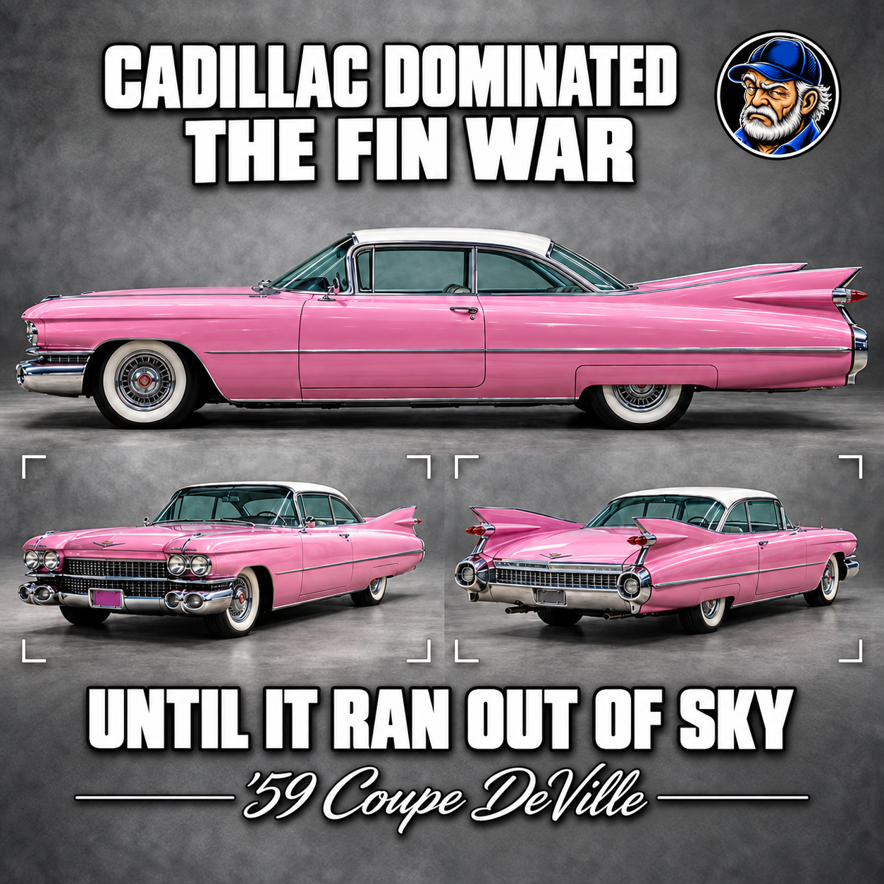 1959 Cadillac with towering tailfins